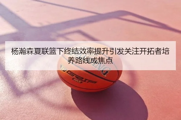 杨瀚森夏联篮下终结效率提升引发关注开拓者培养路线成焦点