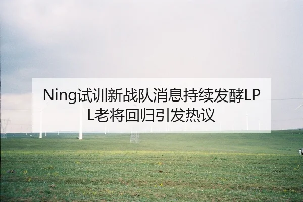Ning试训新战队消息持续发酵LPL老将回归引发热议